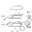 Whirlpool SMP658CBTIXL SmartCook Premium indukciós főzőlap iXelium™ felület FlexiFull 65cm szöveges LCD kijelző