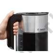 Bosch TWK8613P Styline vízforraló fekete/nemesacél 1,5L 2400W