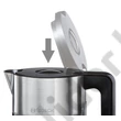 Bosch TWK8613P Styline vízforraló fekete/nemesacél 1,5L 2400W