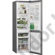 Whirlpool W7X 92O OX alulfagyasztós inox NoFrost E hűtő 203x60x65cm rejtett ajtó fogantyúval