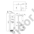 Whirlpool SP40 812 EU 2 beépíthető alulfagyasztós hűtő Stop Frost