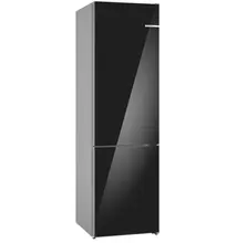 Bosch KGN39LBCF Szabadonálló, alulfagyasztós hűtő 203 x 60 cm, fekete üveg