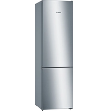 Bosch KGN392LDC Serie4 alulfagyasztós hűtőszerkény,NoFrost, 203x60x66cm, Szálcsiszolt acél színű
