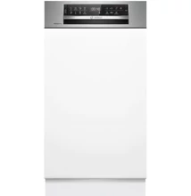 Bosch SPI6EMS17E Serie6 beépíthető mosogatógép, Nemesacél kezelőfelület,  Home Connec,EfficientDry szárítás