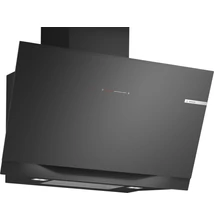 Bosch DWK91LT60, Falra szerelhető páraelszívó, 90 cm, Fekete üveg, Fekete,  Serie 8