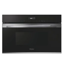 Haier H38DMWID26NX beépített, mikrohullámú sütő + grill funkció, 34 literes, inox