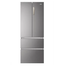 Haier HB17FPAAA szabadon álló, 4 ajtós, No Frost, világítás LED, energiaosztály E, platina inox, M x M x S (mm) 700x675x1900