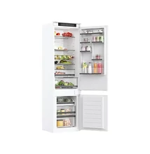 Haier HBW5519E kombi hűtőszekrény,beépíthető, 2 ajtós, világítás LED, energiaosztály E, fehér szín,281liter