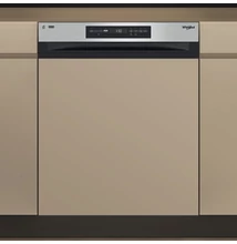 Whirlpool WH7PC15B4M60 félig integrált mosogatógép, Inox, 60 cm, C energiaosztály