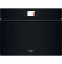 Whirlpool WCW9O7PHTSB  beépíthető prémium kompakt sütő-mikro, fekete üveg, 53 liter űrtartalom