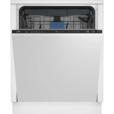 Beko BDIN36535 beépíthető mosogatógép, 15 teríték, inverter motor, SelfDry automatikus ajtónyitás, 9,9 l vízfogyasztás, LedSpot padlójelzés, 3. evőeszköz tálca,