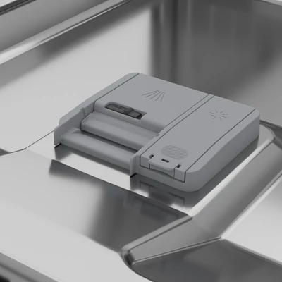 Beko BDSN153E3X beépíthető külső vezérlőpaneles mosogatógép, 13 teríték, ujjlenyomatmentes  rozsdamentes acél