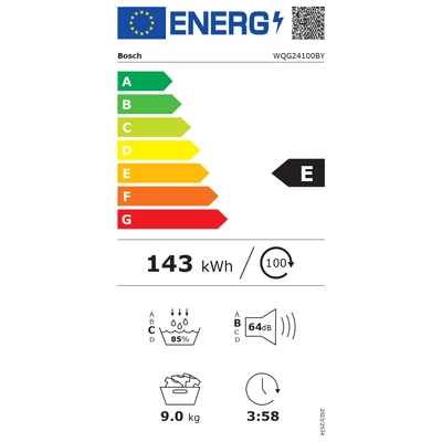 Bosch WQG24100BY Serie6 Hőszívattyús kondenzációs szárítógép 9 kg