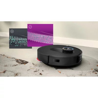Bosch BCRDW3BX fekete Spotless Max Cam robotporszívó, forgó felmosó , kamera , töltő- és ürítő állomás 