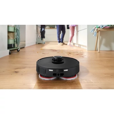 Bosch BCRDW3BX fekete Spotless Max Cam robotporszívó, forgó felmosó , kamera , töltő- és ürítő állomás 
