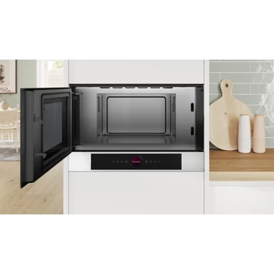 Bosch BFL7221W1 Beépíthető mikrohullámú sütő, Fehér 21 liter