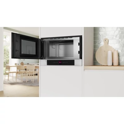 Bosch BFL7221W1 Beépíthető mikrohullámú sütő, Fehér 21 liter
