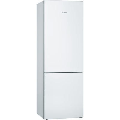 Bosch KGE49AWCA Seria 6 Szabadonálló, alulfagyasztós hűtő-fagyasztó kombináció 201x70 Fehér cm