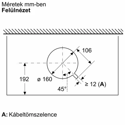 Bosch DBB67DP60 Serie6 beépíthető páraelszívó, 60cm, Home Connect & Hob-Hood Control, max. 699 m3/h