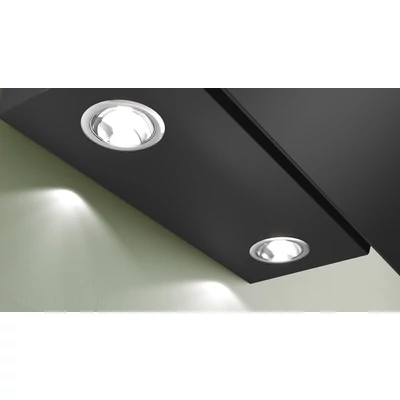 Bosch DWK85DK60 Serie2 falra szerelhető páraelszívó,fekete üveg, 80 cm, TouchSelect érintőgombok