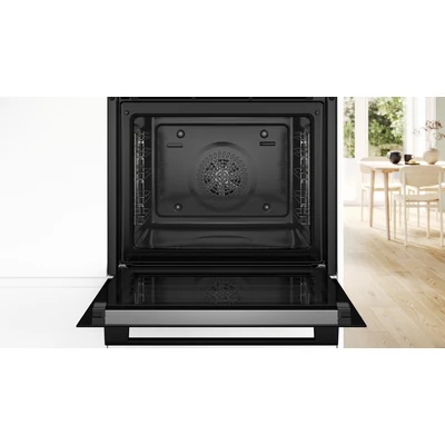 Bosch HBA274BB3F Serie 4 beépíthető sütő,71 l , pirolitikus öntisztítás ,7sütési funkció