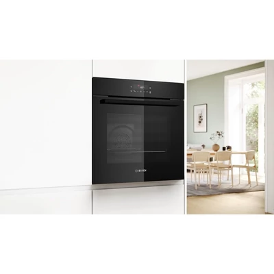 Bosch HBA571BB4 Serie2 beépíthető sütő, 71 l sütőtér, 5 funkció, pirolitikus öntisztítás