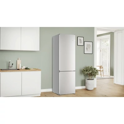 Bosch KGN392I1F alulfagyasztós hűtőszekrény, Total No Frost, 203 x 60 cm, 260 liter hűtőtér, 103 liter fagyasztótér