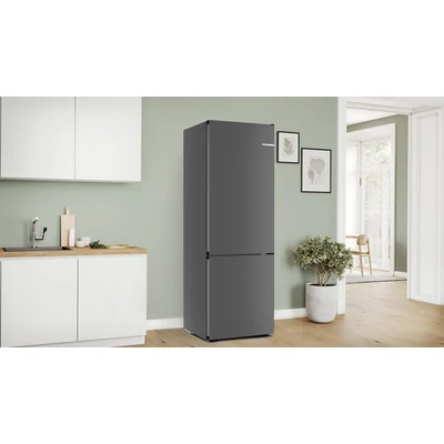 Bosch KGN49OCAF Serie4, alulfagyasztós hűtőszekrény, Total No Frost, 203 x 70 cm, 311 liter hűtőtér, 129 liter fagyasztótér