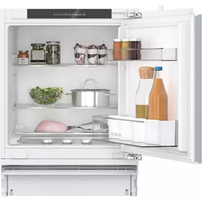 Bosch KUR21VFE0 aláépíthető hűtőkészülék,Serie4 ,Lapos zsanér ,134l nettó űrtartalom 