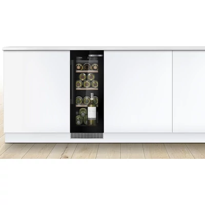 Bosch KUW20VHF0 aláépíthető 30 cm széles borhűtő,Serie6 ,58 l nettó űrtartalom ,Kapacitás: 21db 0,75l-es palack