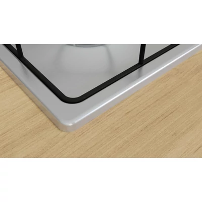 Bosch PBP6B5K80H Serie2  nemesacél gázfőzőlap, 60 cm,  elektromos szikragyújtás