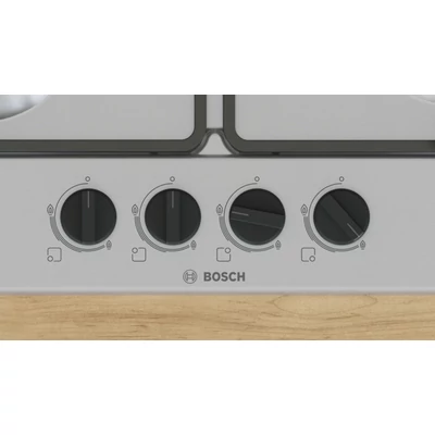 Bosch PGH6B5K60 Serie4 nemesacél gázfőzőlap, 60 cm, WOK égő