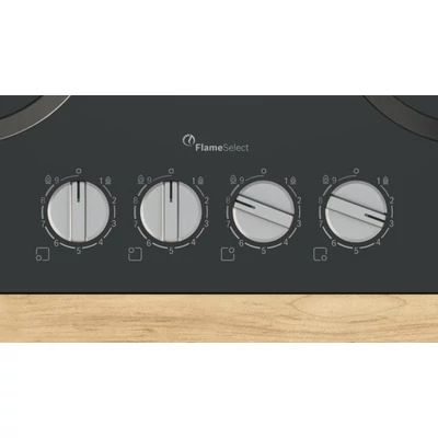 Bosch PPH6A6I10 Serie6  gázfőzőlap, 60 cm, fekete edzett üveg, FlameSelect  , WOK égő