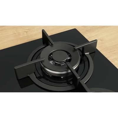 Bosch PPH6A6I10 Serie6  gázfőzőlap, 60 cm, fekete edzett üveg, FlameSelect  , WOK égő
