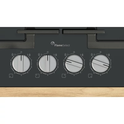 Bosch PPP6A6I40 Serie6  gázfőzőlap, 60 cm, fekte edzett üveg, FlameSelect 