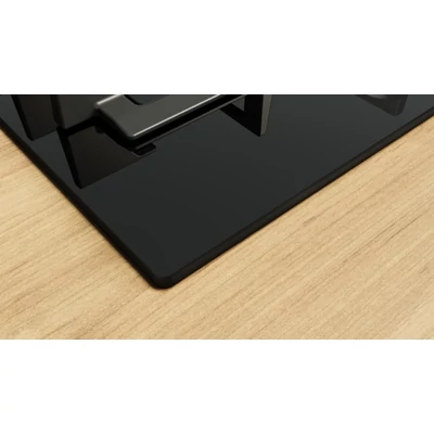Bosch PPP6A6I40 Serie6  gázfőzőlap, 60 cm, fekte edzett üveg, FlameSelect 