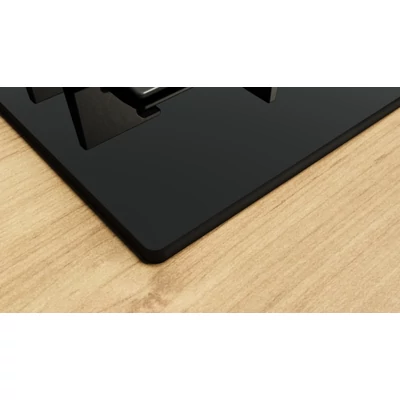 Bosch PPQ7A6I40 Serie6 gázfőzőlap, 75 cm, fekete edzett üveg, FlameSelect ,WOK égő, öntöttvas edénytartó rács