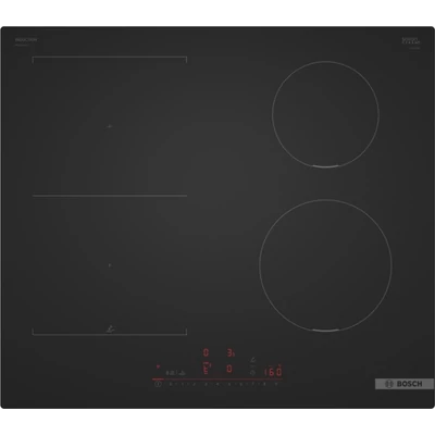 Bosch PVS61AHC1E Serie6 beépíthető indukciós főzőlap, Matt Design felület (karcálló), 2 összekapcsolható CombiInduction zóna 