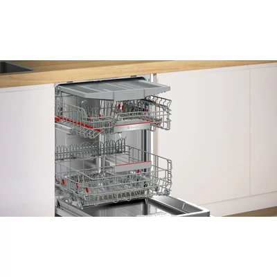 Bosch SMD6ECX21E Serie 6 teljesen integrálható mosogatógép, 14 teríték, EfficientDry szárítás , OpenAssist