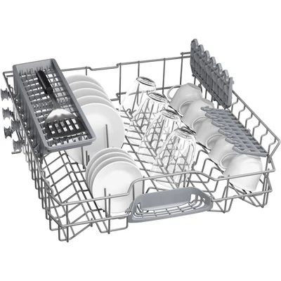 Bosch SMI2ITS09E Serie 2, Félig beépíthető mosogatógép, 60 cm, Szálcsiszolt acél