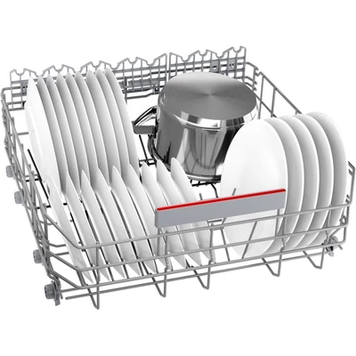 Bosch SMI4HCS19E Serie 4, Félig beépíthető mosogatógép, 60 cm, Szálcsiszolt acél 