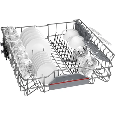 Bosch SMI4HCS19E Serie 4, Félig beépíthető mosogatógép, 60 cm, Szálcsiszolt acél 
