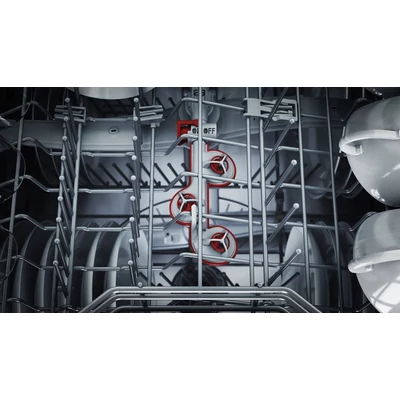 Bosch SMV6ZCX25E Serie 6 teljesen integrálható mosogatógép, PerfectDry zeolith szárítás, TimeLight