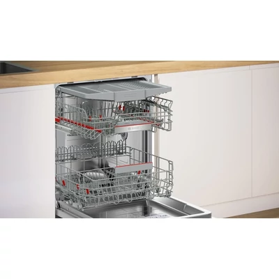 Bosch SMV6ZCX25E Serie 6 teljesen integrálható mosogatógép, PerfectDry zeolith szárítás, TimeLight
