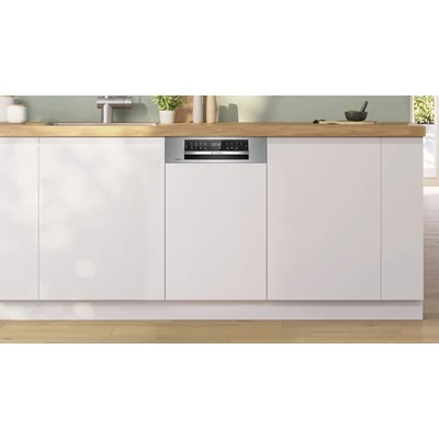 Bosch SPI6ZMS29E Serie6 beépíthető mosogatógép, 45 cm, Nemesacél ,10 teríték ,PerfectDry Zeolith szárítás 