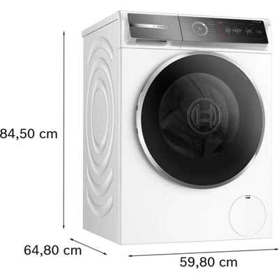 Bosch WGB25403BY Serie8 szabadonálló mosógép, 10 kg, IronAssist,  Energiaosztály: A-40%