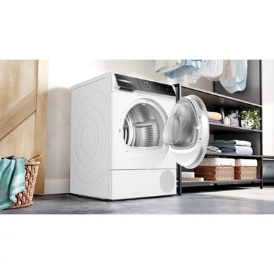 Bosch WQB246CNBY Serie 8 szárítógép, 9 kg,SelfCleaning öntisztító kondenzátor , IronAssist gőzprogram 