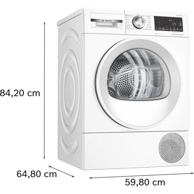 Bosch WQG14591BY Serie 6 szárítógép, 9 kg , AutoDry ,Öntisztító kondenzátor ,