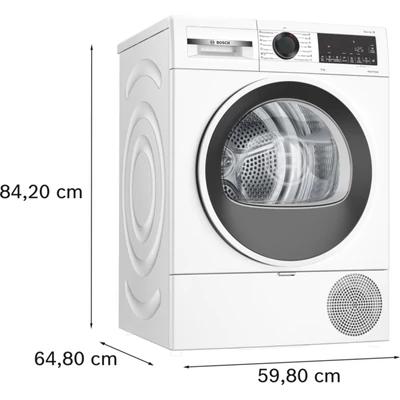 Bosch WQG243DMBY Serie 6 szárítógép , 9 kg ,EasyClean Filter , AutoDry