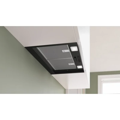 Bosch DBB63BC60, integrált kialakítású páraelszívó, 60 cm, Fekete,  Serie 2